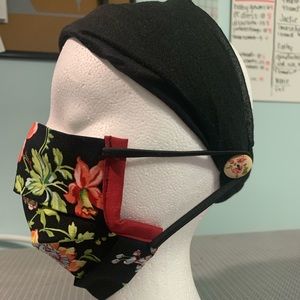 Handmade face mask with headband